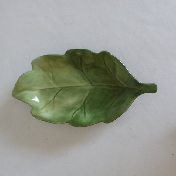 NEW FITZ & FLOYD SUMMER HILL CERAMIC PEAR FRUIT SALT & PEPPER SHAKER 3 PIECE SET - Picture 5 of 10